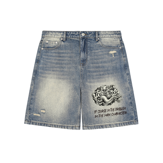 Baggy Denim Shorts